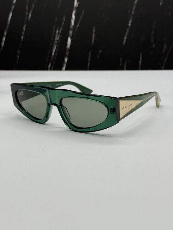 NEW BOTTEGA VENETA BV1277S 003 WOMEN GREEN SUNGLASSES main image 6